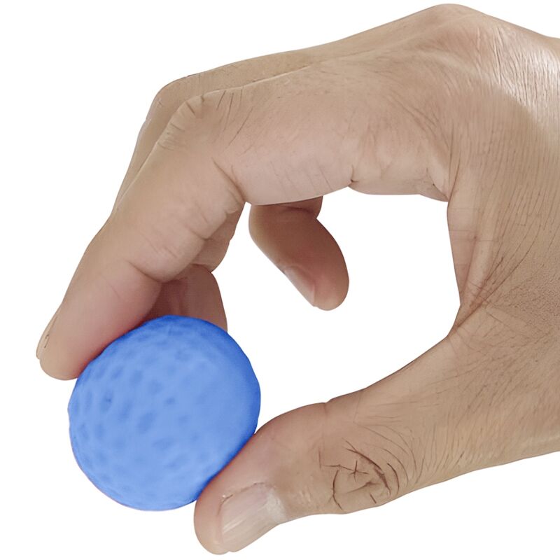 Orange Dual Ball Male Masturbator