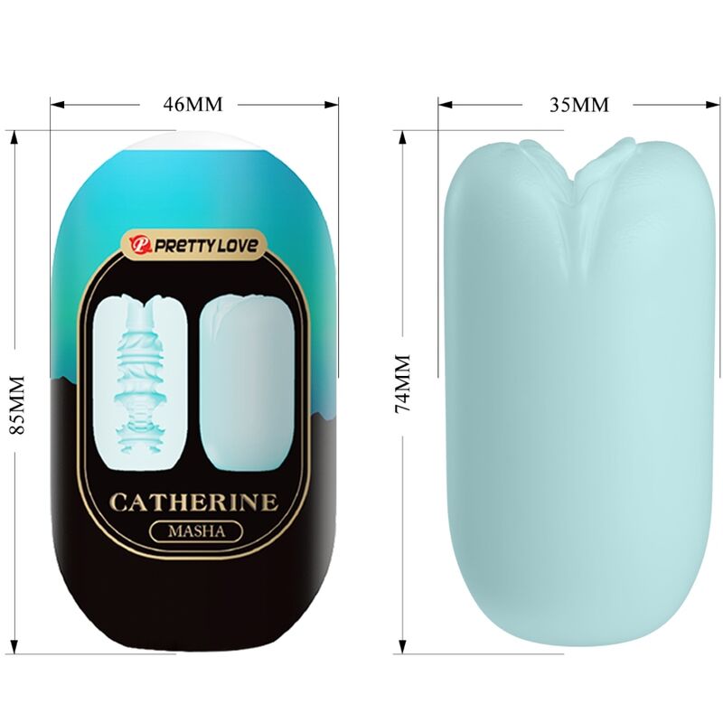 PRETTY LOVE - BLUE MASHA MALE MASTURBATOR