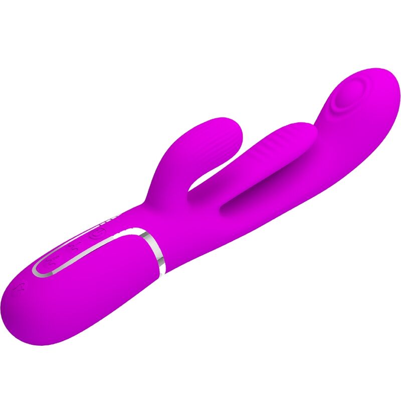 Shania Triple Rabbit Multi-Function Vibrator Pink