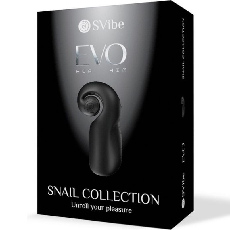 Evo for him male masturbator slide nroll black