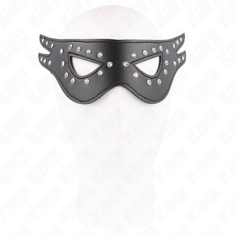 Sexy leatherette mask model 2 27 x 13 cm