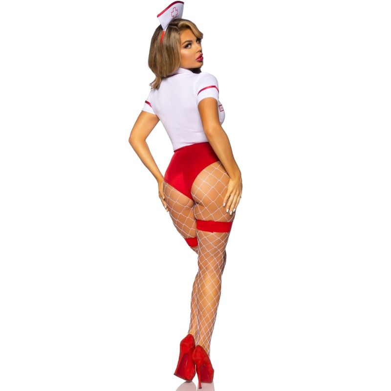 Sexy Red/White Nurse Costume S