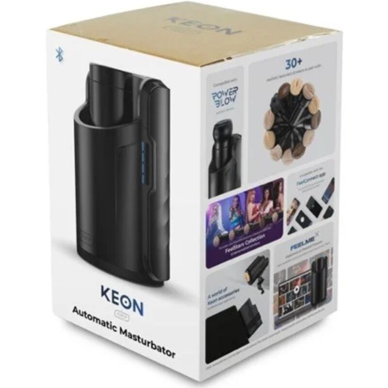 Keon combo set by kiiroo + feel stroker black