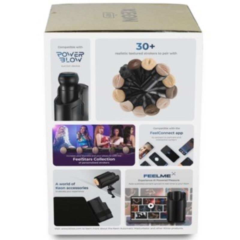 Keon combo set by kiiroo + feel stroker black