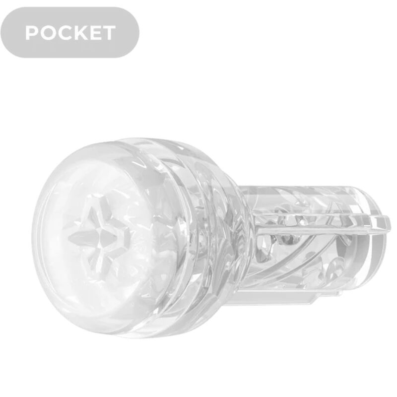 Feel pocket stroker crystal by kiiroo transparent