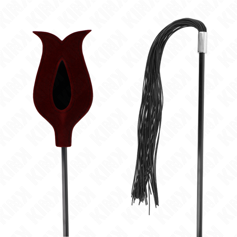 Silicone pompom whisk pink shape 45 cm