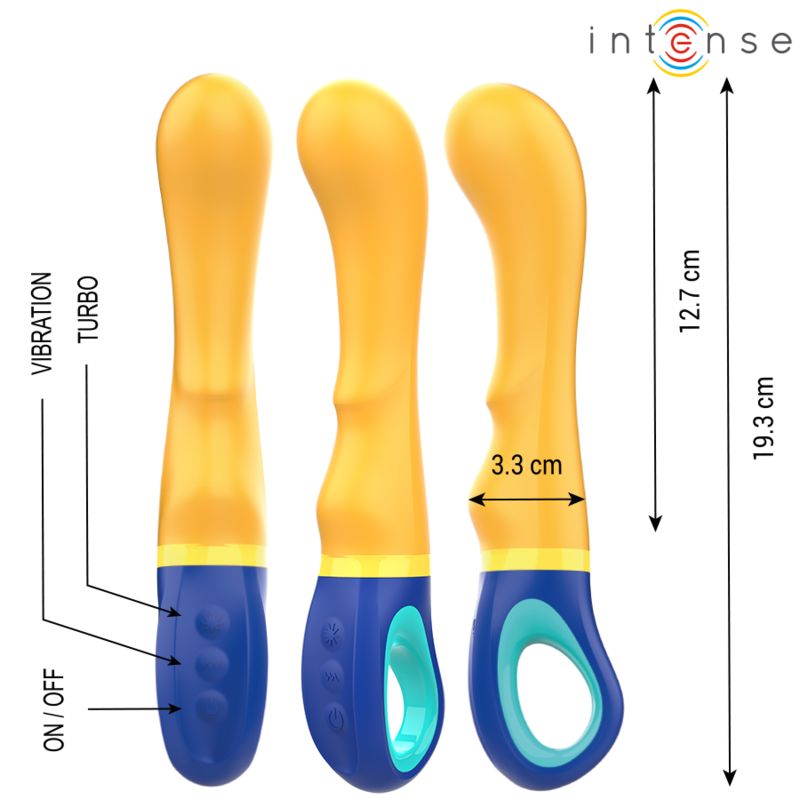 INTENSE - YELLOW SHAGGY G-SPOT VIBRATOR
