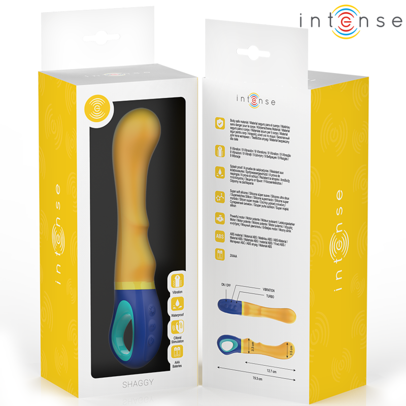 INTENSE - YELLOW SHAGGY G-SPOT VIBRATOR