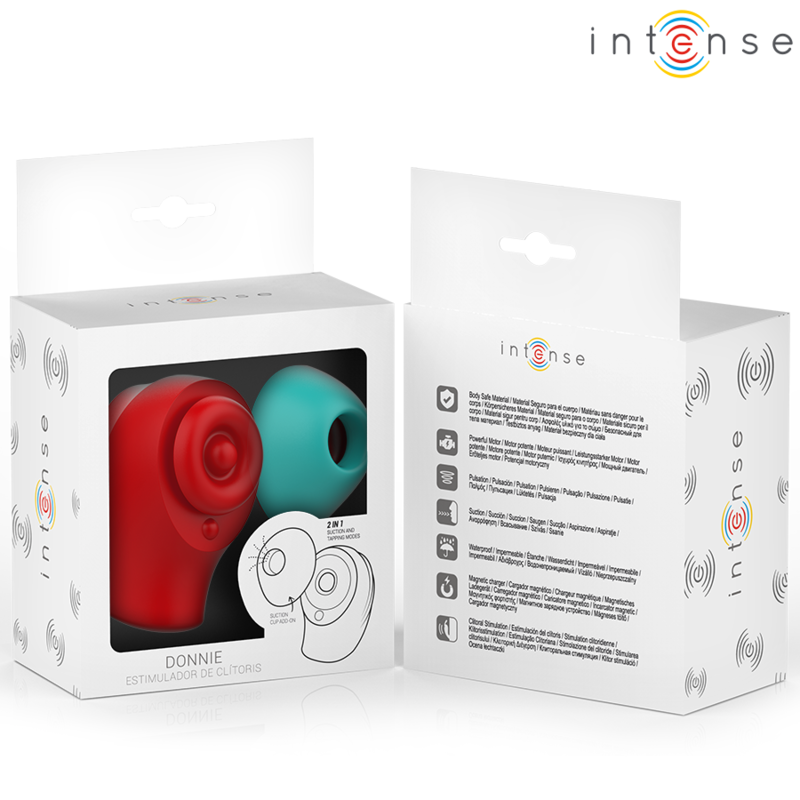 INTENSE - DONNIE RED/GREEN CLITORAL STIMULATOR