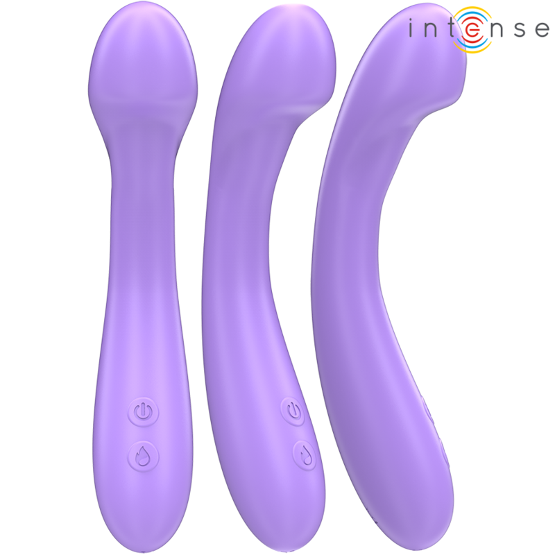 Becky vibrator 19 cm heating 7 vibrations purple