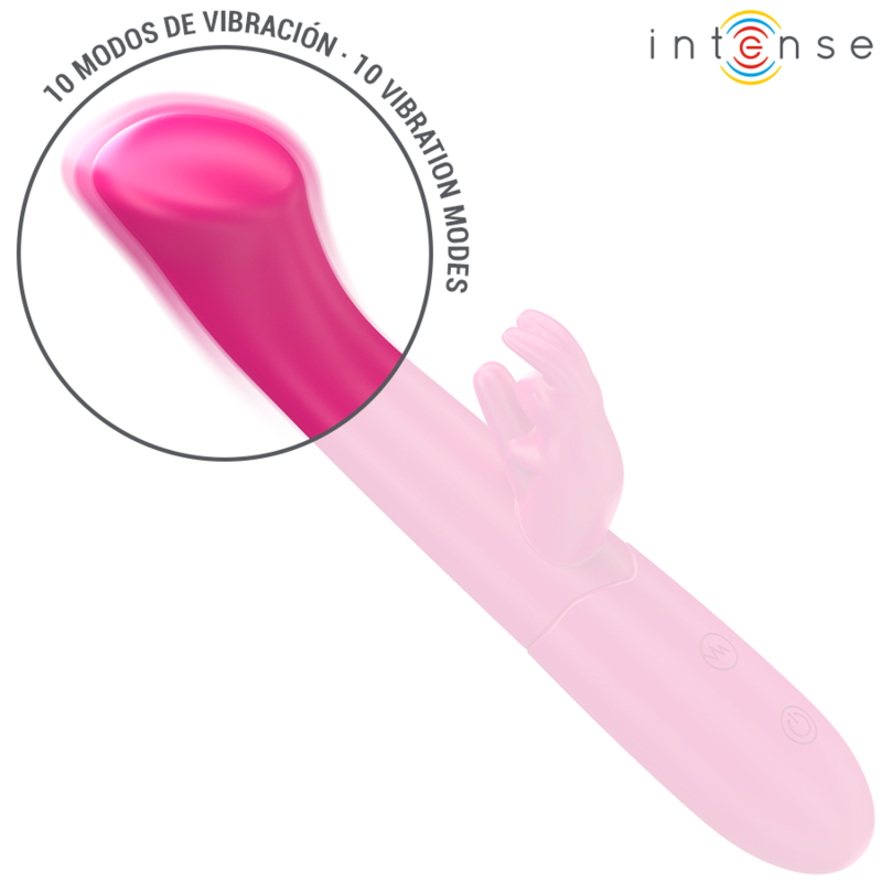 Julieta rabbit vibrator 18.6 cm 10 vibrations pink