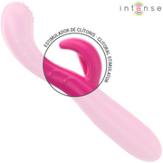 Amara vibrator with stimulating tongue 10 vibrations pink