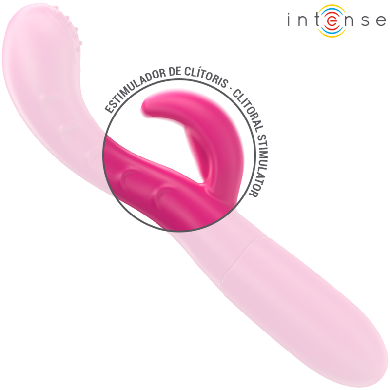 Amara vibrator with stimulating tongue 10 vibrations pink