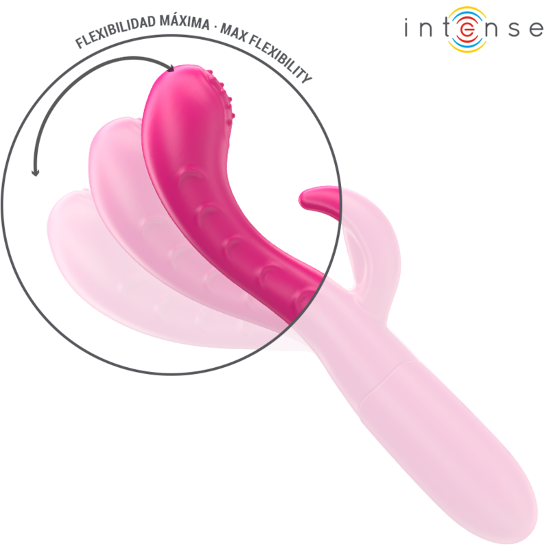 Amara vibrator with stimulating tongue 10 vibrations pink