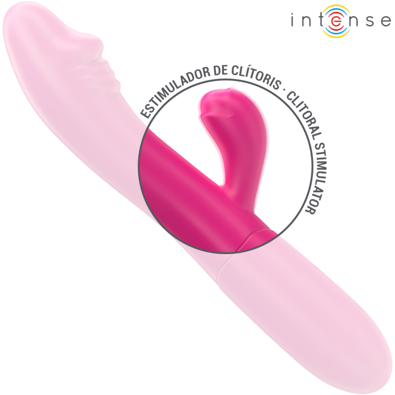 INTENSE - IVY FLEXIBLE VIBRATOR 10 VIBRATIONS WITH PINK STIMULATING TONGUE