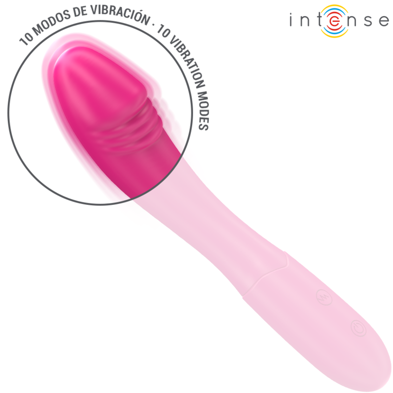 Belinda vibrator 19 cm flexible 10 vibrations pink