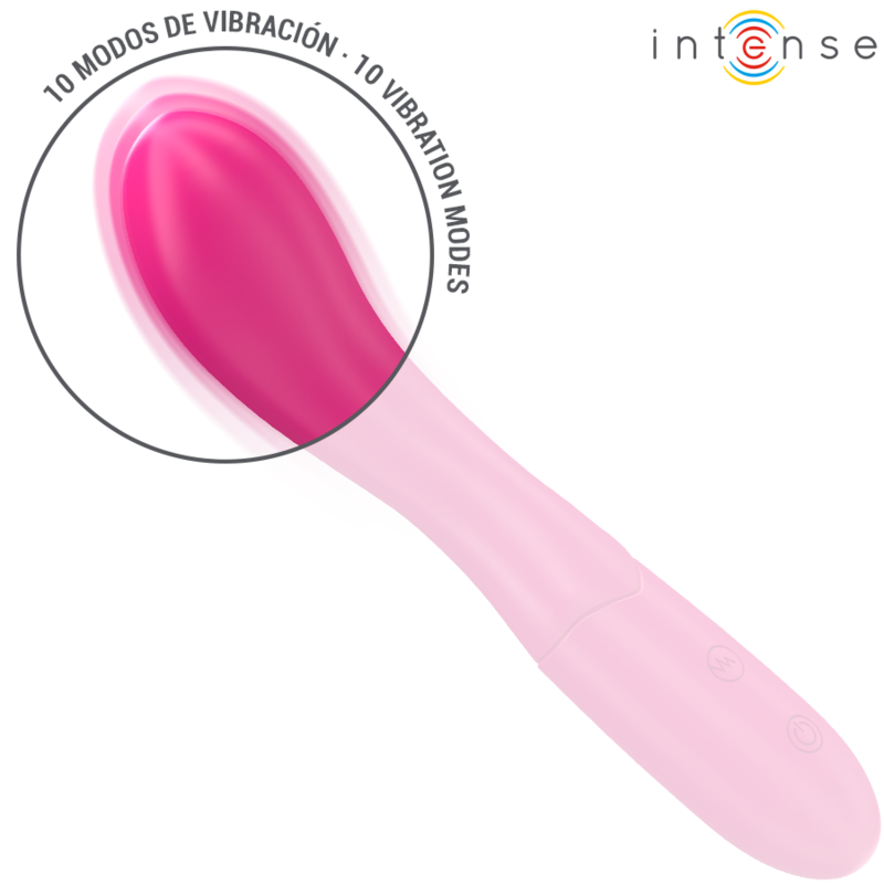 Lisette vibrator 19 cm flexible 10 vibrations pink