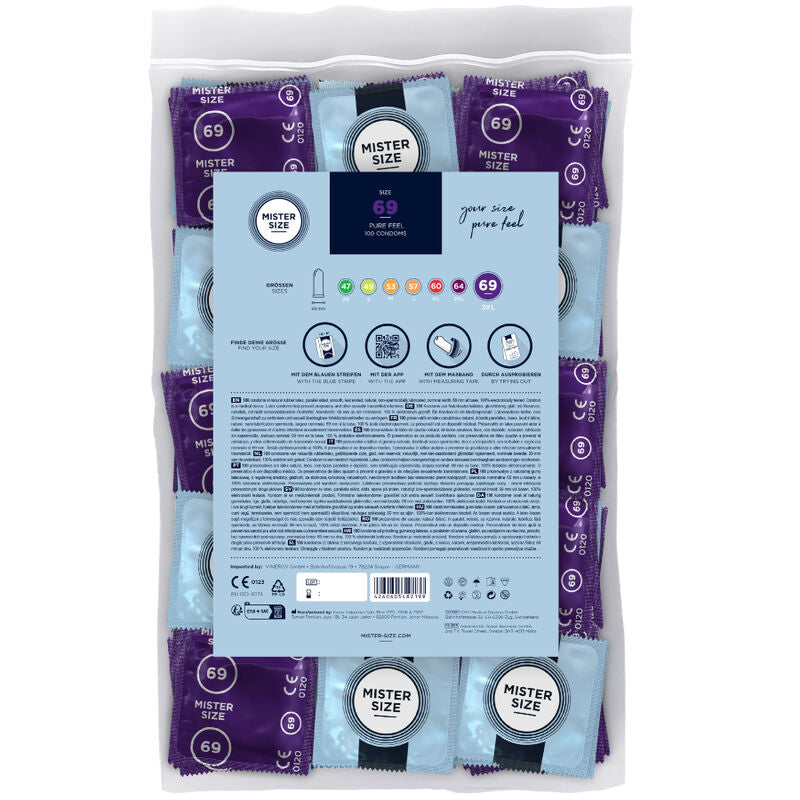 Condoms size xxxl 69 mm (100 units)