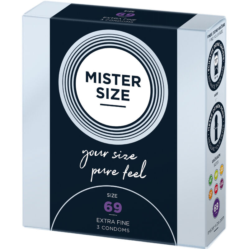 MISTER SIZE - XXXL SIZE CONDOMS 69 MM (3 UNITS)