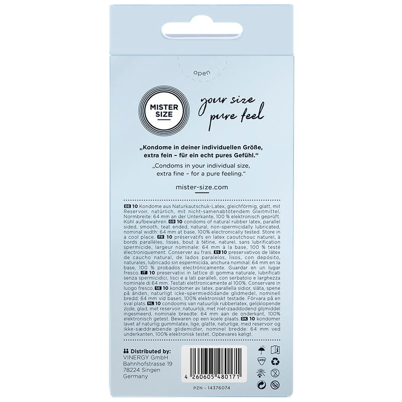 XXL condoms 64 mm (10 units)