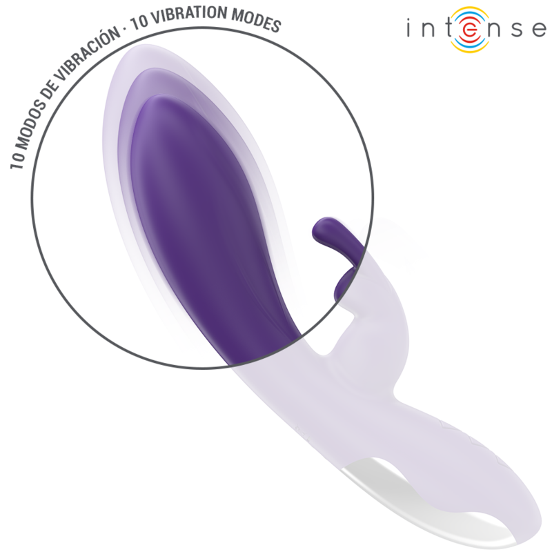 Randall 10-vibration rabbit vibrator purple