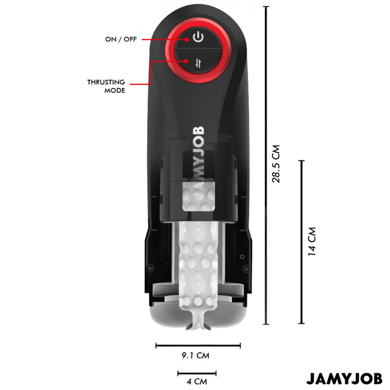 JAMYJOB - Automatic Gravity-Powered Vaginal Masturbator with 5 Suction Modes
