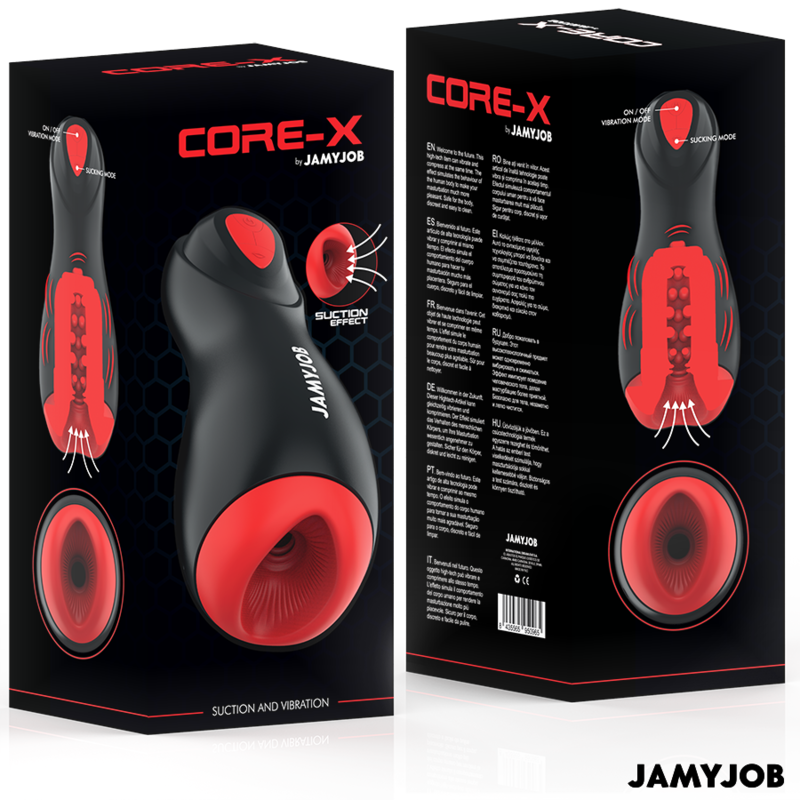 JAMYJOB - CORE-X AUTOMATIC MASTURBATOR WITH 5 SUCTION AND VIBRATION MODES