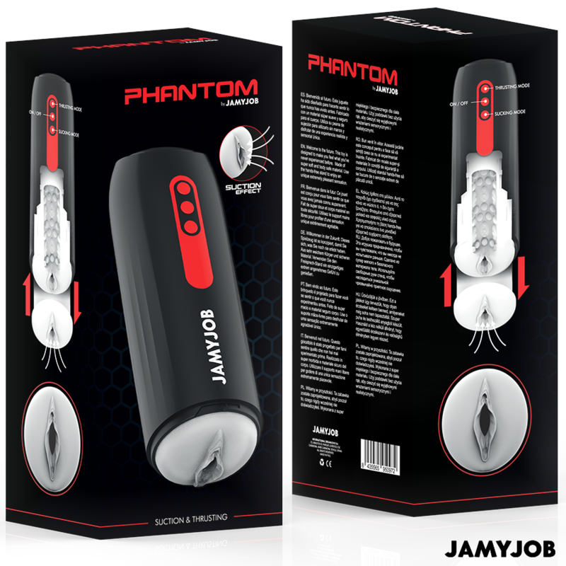 Phantom Automatic Vagina Masturbator 5 Suction and Thrusting Modes