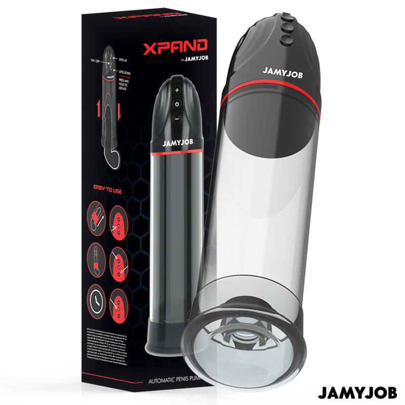 JAMYJOB - XPAND AUTOMATIC PUMP WITH 3 SUCTION LEVELS, GREY