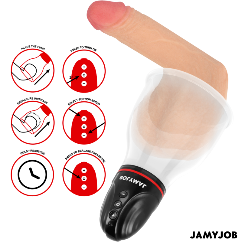 JAMYJOB - XPAND LITE AUTOMATIC TESTICULAR PUMP 3 SUCTION LEVELS GREY