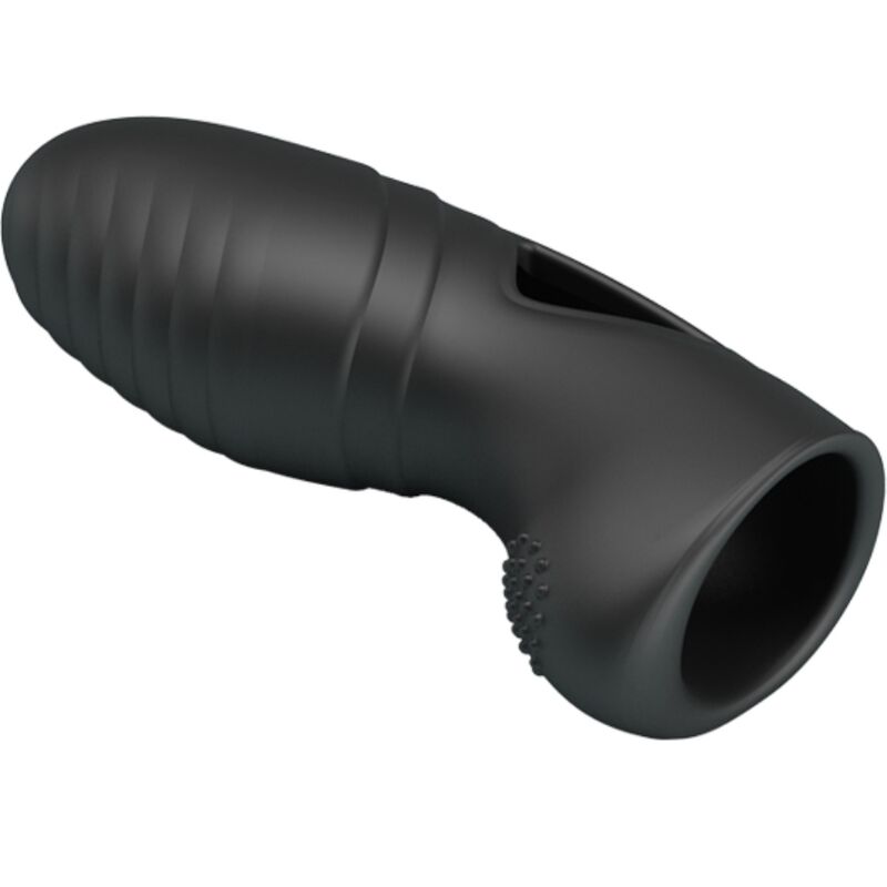 Alan Black Silicone Finger Vibrator
