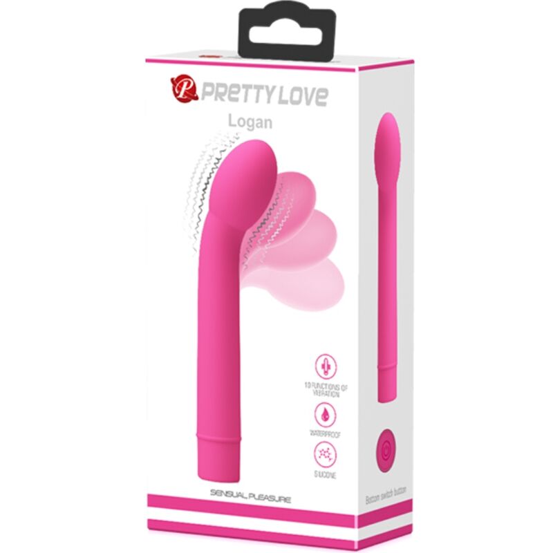 Logan g-spot vibrator 10 vibrations pink