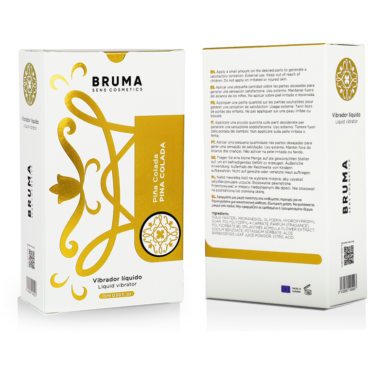 BRUMA - ULTRA-GLOSSING LIQUID VIBRATOR PINA COLADA 15 ML