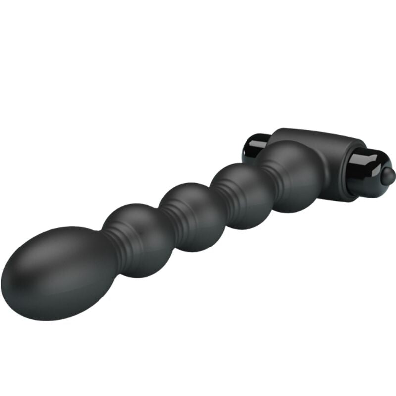 Lynn silicone anal plug 10 vibrations black