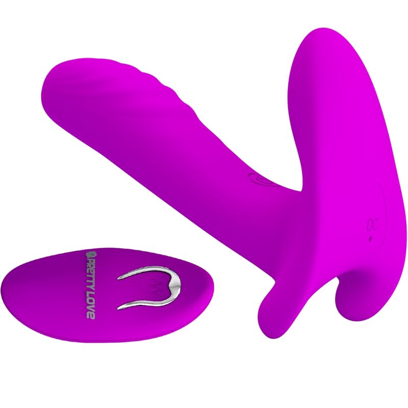 PRETTY LOVE - 12 VIBRATION MASSAGER &amp; VIBRATOR WITH REMOTE CONTROL, PURPLE