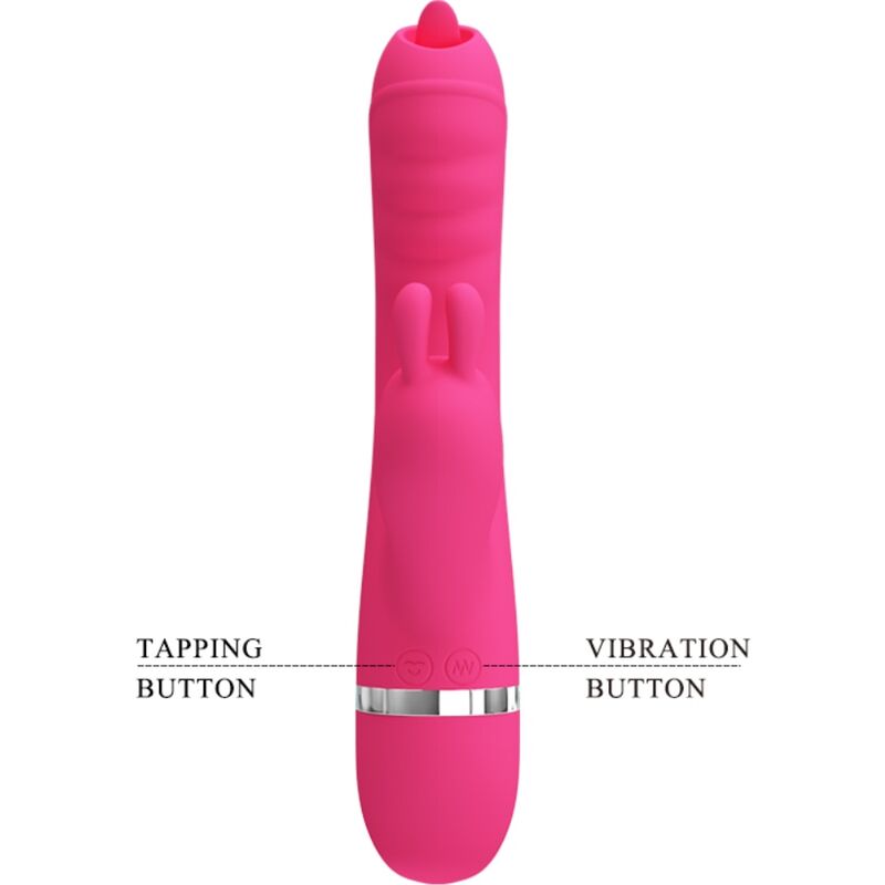 PRETTY LOVE - PINK PHOENIX MULTIFUNCTIONAL RABBIT VIBRATOR