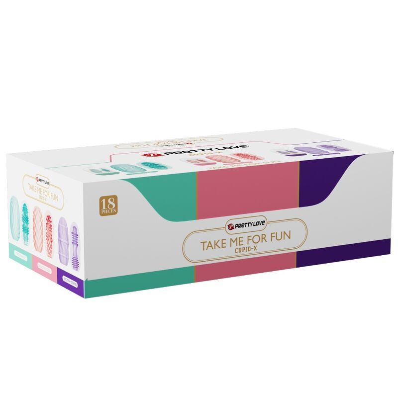 PRETTY LOVE - CUPID X 18 MASTURBATORS FOR MEN IN DIFFERENT TEXTURES