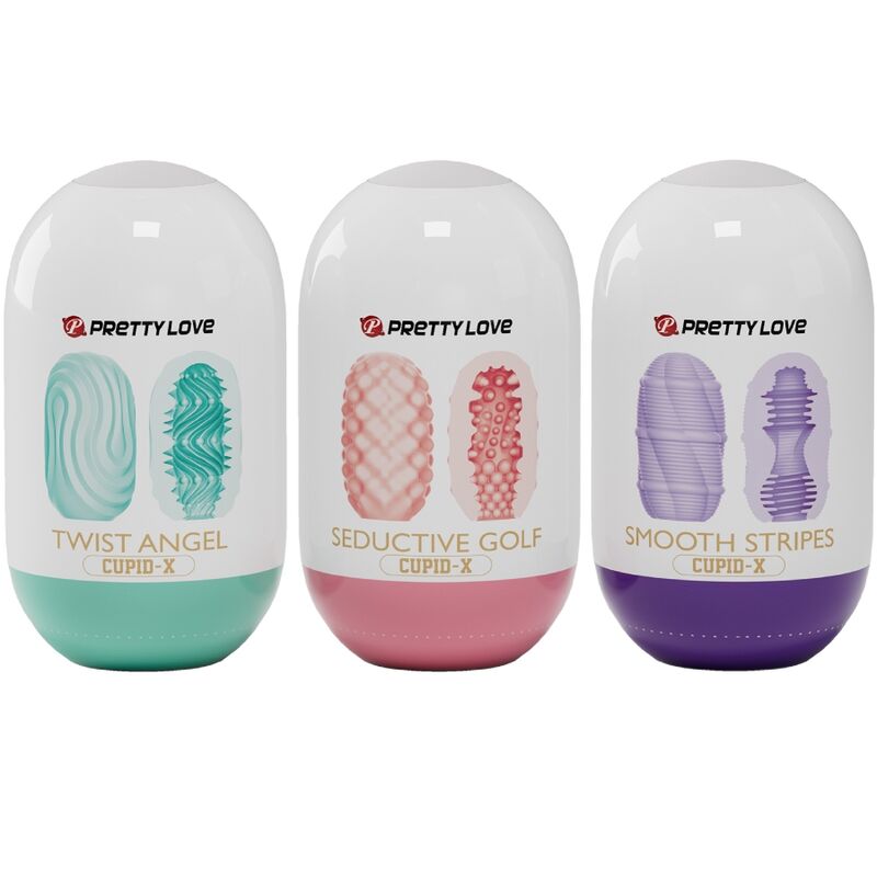 PRETTY LOVE - CUPID X 18 MASTURBATORS FOR MEN IN DIFFERENT TEXTURES
