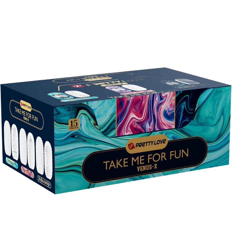 Venus x 15 white silicone male masturbators