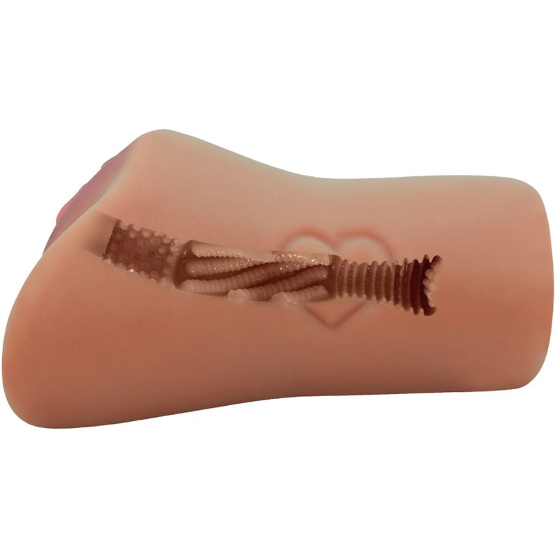 CRAZY BULL - SCARLET VAGINA AND ANUS DESIGN WITH HEART-SHAPED FLESH