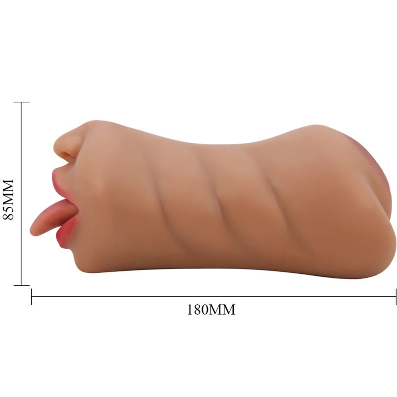 CRAZY BULL - SARAH DOUBLE MASTURBATOR MOUTH &amp; VAGINA FLESH