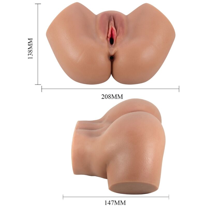 CRAZY BULL - HAILEY BUTT VIBRATOR WITH REALISTIC REMOTE CONTROL OF VAGINAL AND ANUS