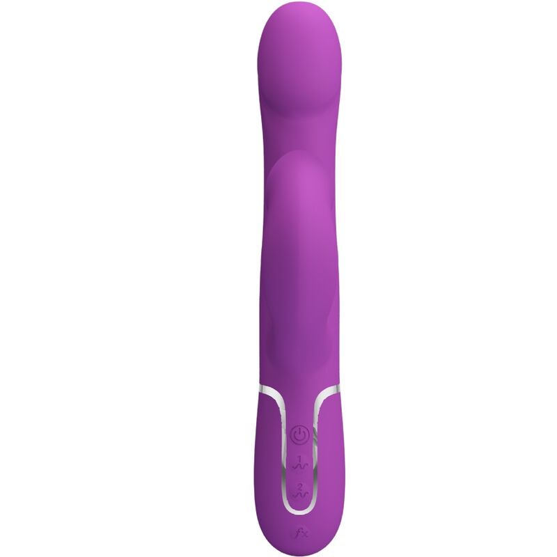 4-in-1 multifunctional vibrator and stimulator purple