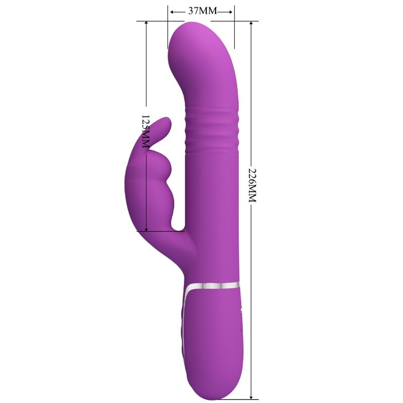 Coale 4-in-1 Multi-Function Rabbit Vibrator Purple