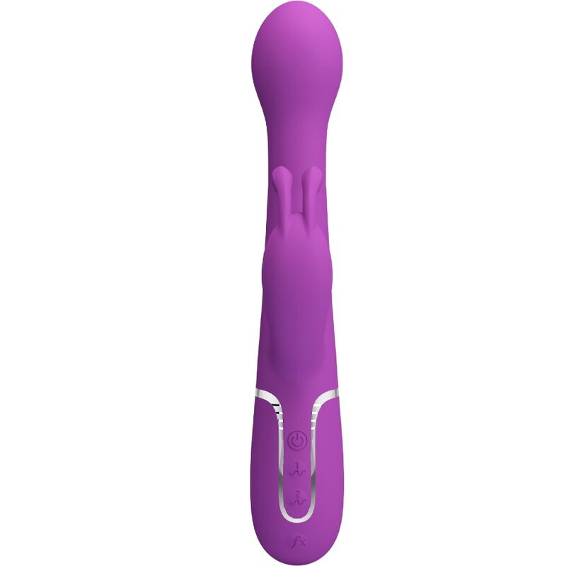 Dejon 3-in-1 multifunctional rabbit vibrator purple