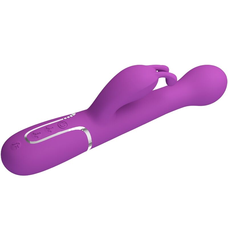 Dejon 3-in-1 multifunctional rabbit vibrator purple