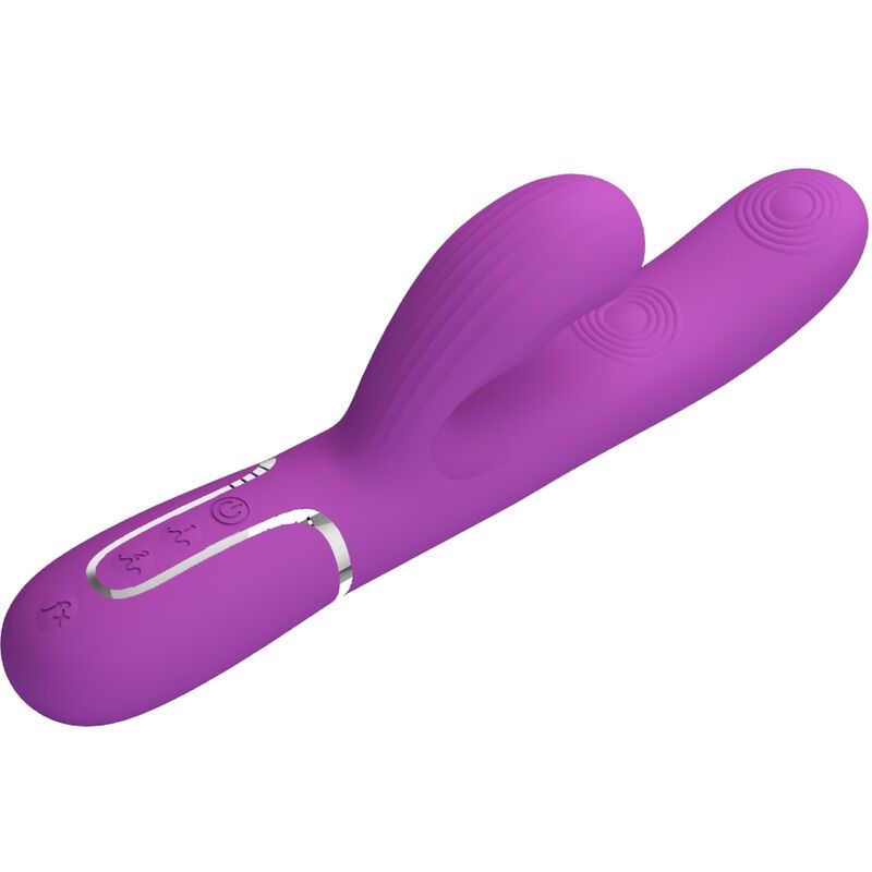 Perlita 3-in-1 Multi-Function Rabbit Vibrator Purple