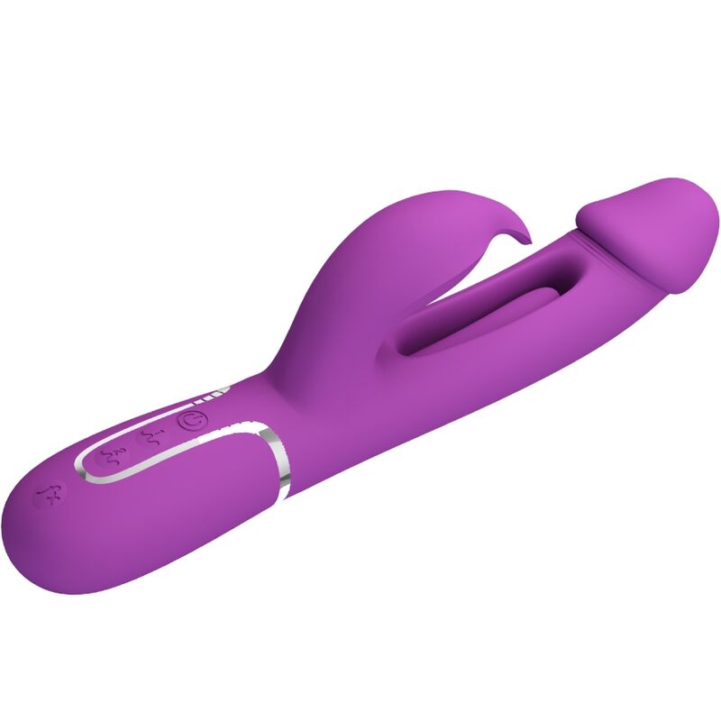 Kampas 3-in-1 Multi-Function Rabbit Vibrator Purple