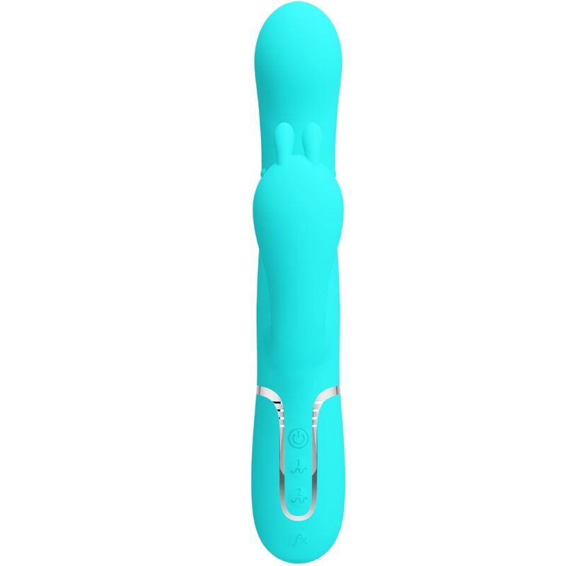 Cammy 4 in 1 Multi-Function Triple Rabbit Vibrator Blue