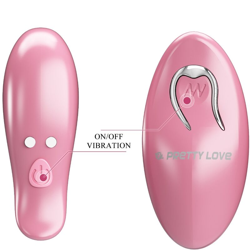 Cailey 10 Vibration Nipple Clamps Remote Control Pink